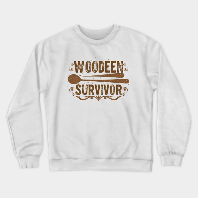 wooden spoon survivor Crewneck Sweatshirt by Aldrvnd